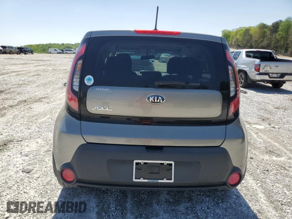 2016 Kia Soul with VIN KNDJN2A27G7379467, listed as a Copart auction lot 52211145 with 25,984 mi miles and Salvage Title. Bid and sale history available at carsss.com. Image 6.
