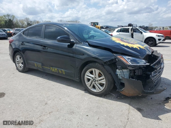 2020 Hyundai Elantra Value Edition with VIN KMHD84LF4LU057540, listed as a Copart auction lot 51411475 with 62,777 mi miles and Salvage Title. Bid and sale history available at carsss.com. Image 4.