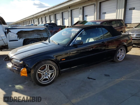 2001 BMW 3 Series 330Ci with VIN WBABS53491JU84547, listed as a Copart auction lot 87298284 with 82,210 mi miles and Salvage Title. Bid and sale history available at carsss.com. Image 1.