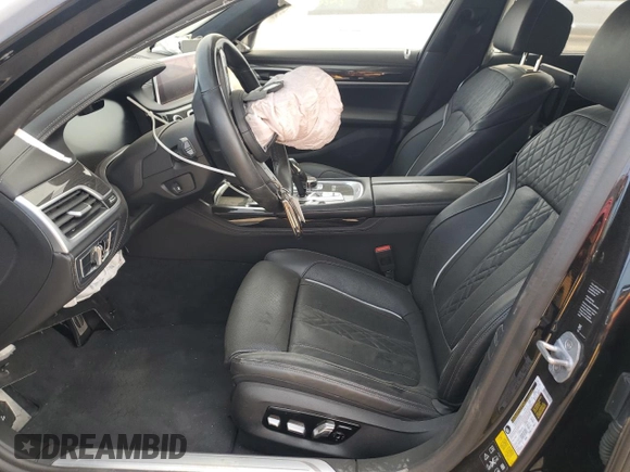 2020 BMW 7 Series with VIN WBA7U6C05LBM63050, listed as a Copart auction lot 71823944 with Not provided miles and Salvage title. Bid and sale history available at DreamBid. Image 7.