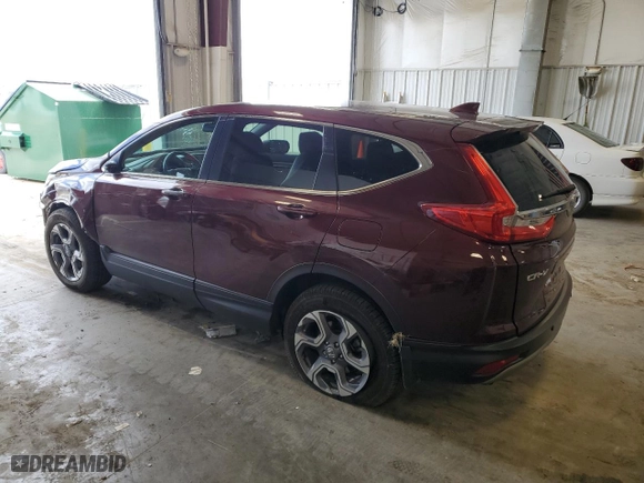 2019 Honda CR-V EX-L with VIN 7FARW2H89KE015049, listed as a Copart auction lot 53002765 with 66,696 mi miles and Salvage Title. Bid and sale history available at carsss.com. Image 2.