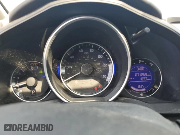 2020 Honda Fit LX with VIN 3HGGK5H47LM732724, listed as a Copart auction lot 59581305 with 71,269 mi miles and Salvage title. Bid and sale history available at DreamBid. Image 9.