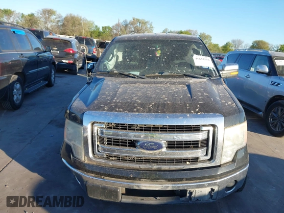 2014 Ford F-150 XL with VIN 1FTEW1CM6EFB40597, listed as a IAAI auction lot 41832554 with 159,192 mi miles and . Bid and sale history available at DreamBid. Image 12.