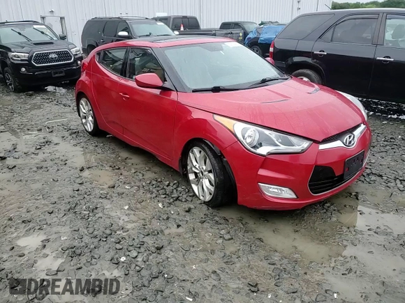 2013 Hyundai Veloster w/Gray Int z VIN KMHTC6AD0DU147454, wystawiony jako Copart lot #57814285 z przebiegiem 91 000 mil mil oraz Szkoda całkowita • Salvage title. Historia ofert i sprzedaży dostępna na DreamBid. Obrazek 13.