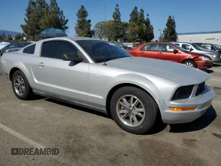 2005 Ford Mustang Deluxe with VIN 1ZVFT80N955168643, listed as a Copart auction lot 62854705 with 132,806 mi miles and Salvage title. Bid and sale history available at DreamBid. Image 4.