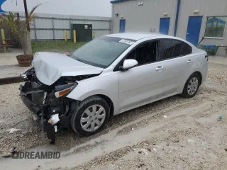 2022 Kia Rio S with VIN 3KPA24ADXNE440779, listed as a Copart auction lot 58010574 with 80,281 mi miles and Clean Title. Bid and sale history available at carsss.com. Image 1.