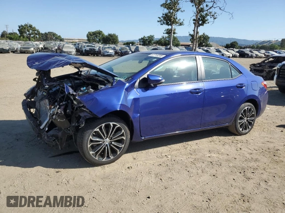 2016 Toyota Corolla L z VIN 5YFBURHEXGP396486, wystawiony jako Copart lot #57713295 z przebiegiem Nie podano mil oraz Szkoda całkowita • Salvage title. Historia ofert i sprzedaży dostępna na DreamBid. Obrazek 1.