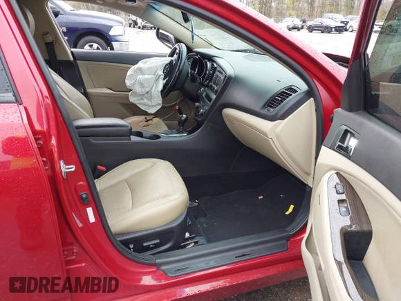 2013 Kia Optima EX with VIN 5XXGN4A7XDG162516, listed as a IAAI auction lot 38488668 with 200,026 mi miles and . Bid and sale history available at carsss.com. Image 5.