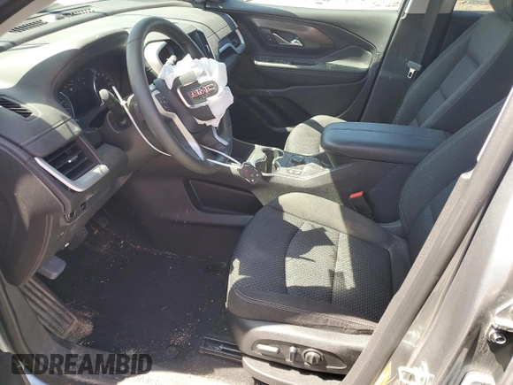 2024 GMC Terrain SLE z VIN 3GKALMEG9RL318986, wystawiony jako Copart lot #57306185 z przebiegiem 24 694 mil mil oraz Szkoda całkowita • Salvage title. Historia ofert i sprzedaży dostępna na DreamBid. Obrazek 7.