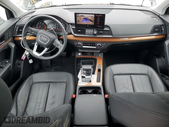 2023 Audi Q5 S line Premium with VIN WA1GAAFYXP2137230, listed as a Copart auction lot 42231835 with 12,662 mi miles and Salvage Title. Bid and sale history available at carsss.com. Image 8.
