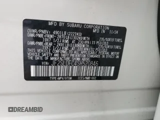 2025 Subaru Forester с VIN JF2SLDFC4SH520846, выставлен на аукционе Copart как лот 56168425 с пробегом 1 075 миль миль и Списание • Salvage title. История ставок и продаж доступна на DreamBid. Изображение 14.