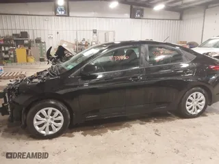 2022 Hyundai Accent SE with VIN 3KPC24A65NE166577, listed as a IAAI auction lot 41708850 with 17,566 mi miles. Bid and sale history available at carsss.com. Image 15.