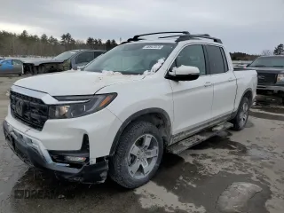 2024 Honda Ridgeline RTL z VIN 5FPYK3F53RB014823, wystawiony jako Copart lot #46947075 z przebiegiem 6348 mil mil oraz Szkody całkowita. Historia ofert i sprzedaży dostępna na DreamBid. Obrazek 1.