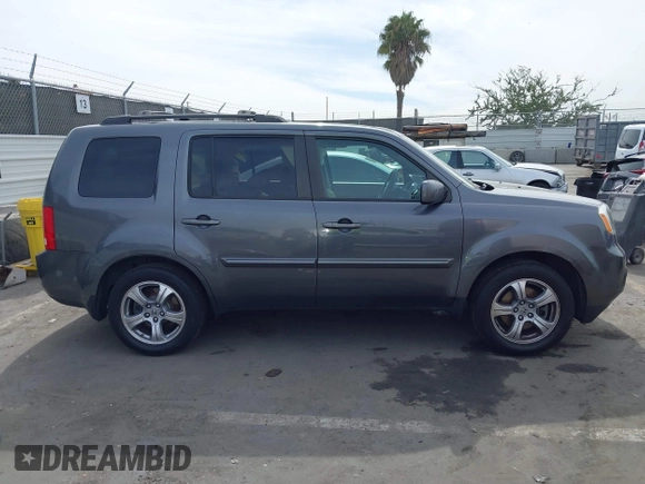 2012 Honda Pilot EX-L with VIN 5FNYF3H55CB039448, listed as a IAAI auction lot 41657753 with 168,647 mi miles. Bid and sale history available at carsss.com. Image 13.
