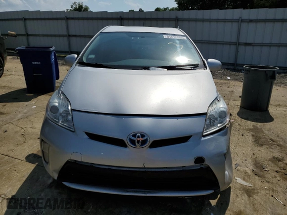 2015 Toyota Prius Four with VIN JTDKN3DUXF1972409, listed as a Copart auction lot 61596695 with Not provided miles and Salvage title. Bid and sale history available at DreamBid. Image 5.