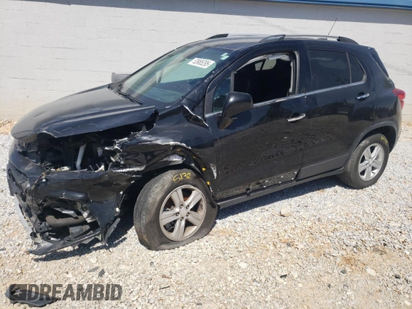 2019 Chevrolet Trax LT with VIN KL7CJLSB0KB747208, listed as a Copart auction lot 53985295 with 127,032 mi miles and Salvage Title. Bid and sale history available at carsss.com. Image 1.