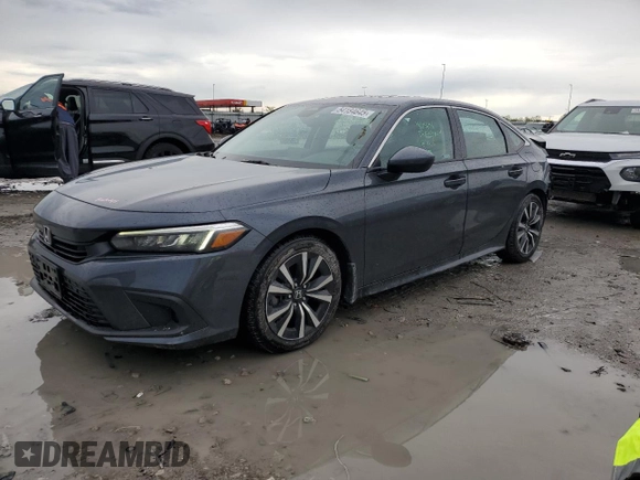 2023 Honda Civic EX z VIN 2HGFE1F78PH308112, wystawiony jako Copart lot #54184645 z przebiegiem 113 024 mil mil oraz Szkoda całkowita • Salvage title. Historia ofert i sprzedaży dostępna na DreamBid. Obrazek 1.