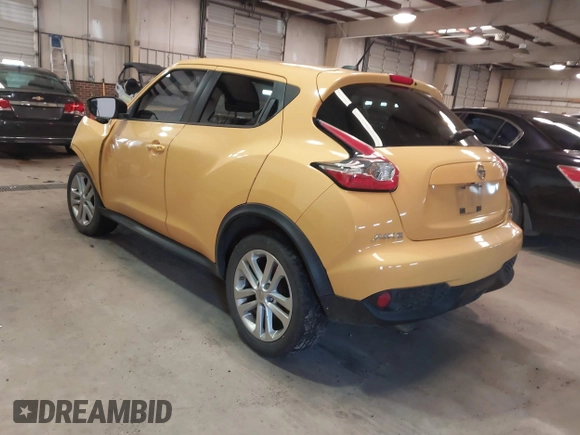 2015 Nissan Juke SV with VIN JN8AF5MR6FT509241, listed as a IAAI auction lot 41580123 with 92,743 mi miles. Bid and sale history available at carsss.com. Image 3.