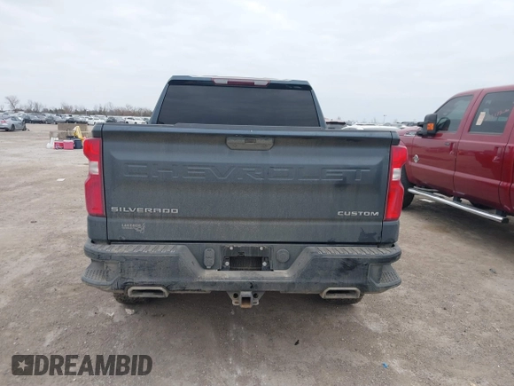 2020 Chevrolet Silverado 1500 Custom Trail Boss with VIN 3GCPYCEF0LG237447, listed as a IAAI auction lot 41213464 with 118,562 mi miles and . Bid and sale history available at DreamBid. Image 16.