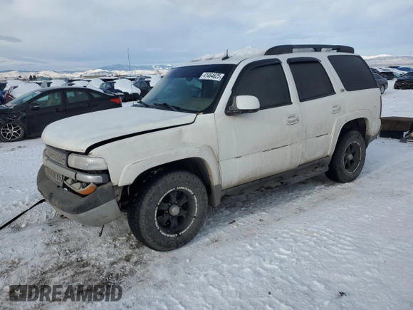 2002 Chevrolet Tahoe Z71 with VIN 1GNEK13Z62R329890, listed as a Copart auction lot 41464625 with 0 mi miles and Clean Title. Bid and sale history available at carsss.com. Image 1.