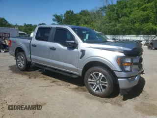 2023 Ford F-150 XL with VIN 1FTFW1E55PKF18784, listed as a Copart auction lot 52807315 with 15,284 mi miles and Salvage Title. Bid and sale history available at carsss.com. Image 4.