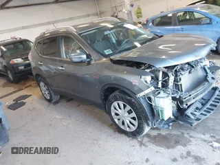 2016 Nissan Rogue SV with VIN KNMAT2MVXGP724616, listed as a IAAI auction lot 41561439 with 146,898 mi miles. Bid and sale history available at carsss.com. Image 1.