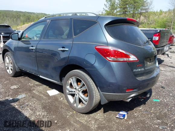 2011 Nissan Murano SL with VIN JN8AZ1MU6BW055876, listed as a IAAI auction lot 41942928 with 115,509 mi miles and . Bid and sale history available at DreamBid. Image 3.