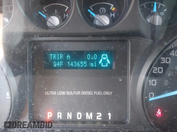 2011 Ford Super Duty F-250 SRW XL with VIN 1FT7W2BT9BEA09608, listed as a IAAI auction lot 41967579 with 143,655 mi miles. Bid and sale history available at carsss.com. Image 6.