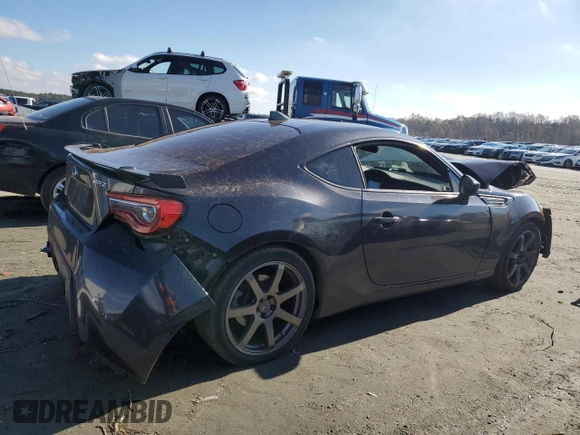 2017 Subaru BRZ Limited with VIN JF1ZCAC19H8603346, listed as a Copart auction lot 80283604 with 103,559 mi miles and Salvage title. Bid and sale history available at DreamBid. Image 3.