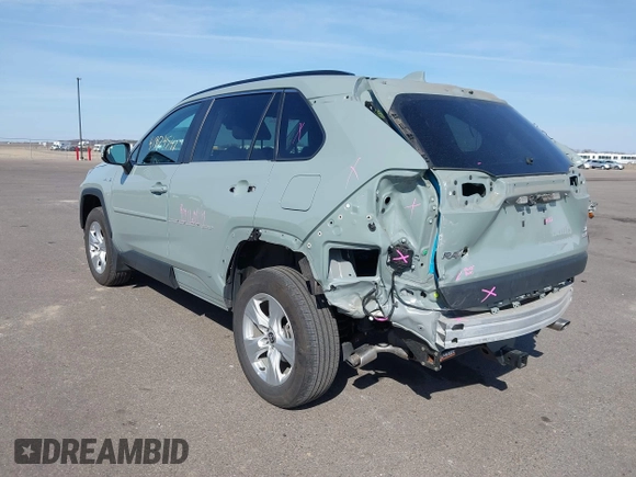 2021 Toyota RAV4 Hybrid XLE with VIN 4T3RWRFVXMU042576, listed as a IAAI auction lot 41904547 with 27,675 mi miles. Bid and sale history available at carsss.com. Image 6.