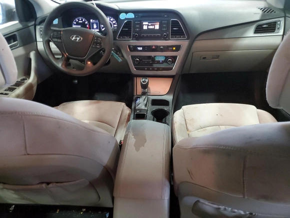 2017 Hyundai Sonata 2.4L with VIN 5NPE24AF5HH506481, listed as a Copart auction lot 48638445 with 199,368 mi miles and Clean Title. Bid and sale history available at carsss.com. Image 8.