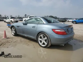 2013 Mercedes-Benz SLK 250 with VIN WDDPK4HA1DF057927, listed as a Copart auction lot 49314755 with 53,876 mi miles and Salvage title. Bid and sale history available at DreamBid. Image 2.