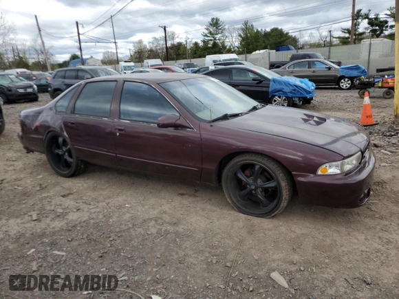 1995 Chevrolet Caprice with VIN 1G1BL52P0SR152620, listed as a Copart auction lot 53154365 with 223,365 mi miles and Salvage Title. Bid and sale history available at DreamBid. Image 4.