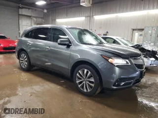 2014 Acura MDX Tech Pkg with VIN 5FRYD4H43EB011426, listed as a Copart auction lot 48621835 with 147,246 mi miles and Salvage Title. Bid and sale history available at carsss.com. Image 4.