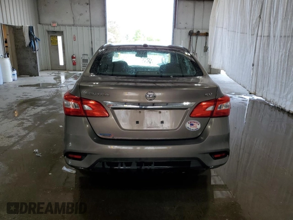 2017 Nissan Sentra SV with VIN 3N1AB7AP3HY206288, listed as a Copart auction lot 59422415 with 136,201 mi miles and Salvage title. Bid and sale history available at DreamBid. Image 6.