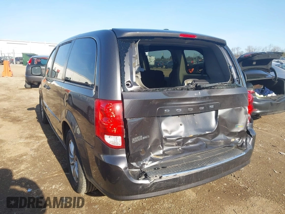 2016 Dodge Grand Caravan SE with VIN 2C4RDGBG6GR361747, listed as a IAAI auction lot 41914148 with 88,674 mi miles and . Bid and sale history available at DreamBid. Image 3.