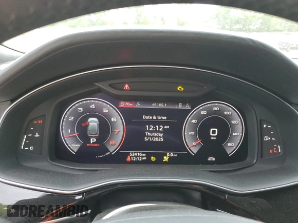 2020 Audi Q8 Prestige z VIN WA1FVAF14LD025847, wystawiony jako Copart lot #52890625 z przebiegiem 52 416 mil mil oraz Szkoda całkowita • Salvage title. Historia ofert i sprzedaży dostępna na DreamBid. Obrazek 9.