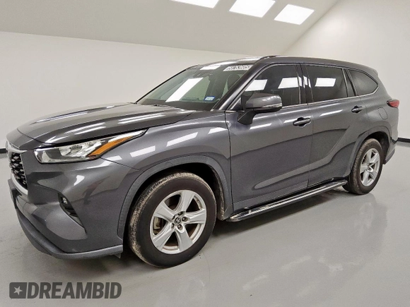 2020 Toyota Highlander LE with VIN 5TDZZRAH1LS019728, listed as a Copart auction lot 58763605 with 111,077 mi miles and Clean title. Bid and sale history available at DreamBid. Image 1.