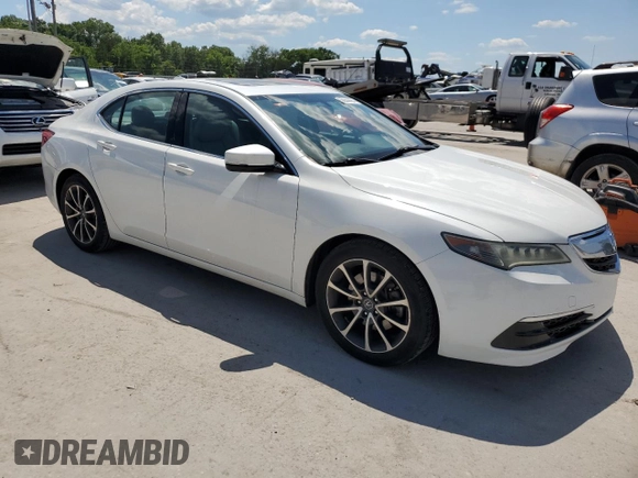 2015 Acura TLX V6 with VIN 19UUB2F30FA014347, listed as a Copart auction lot 55644404 with 134,573 mi miles. Bid and sale history available at carsss.com. Image 4.