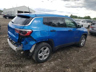 2024 Jeep Compass Sport with VIN 3C4NJDAN5RT576865, listed as a Copart auction lot 58036235 with 9,890 mi miles and Salvage title. Bid and sale history available at DreamBid. Image 3.