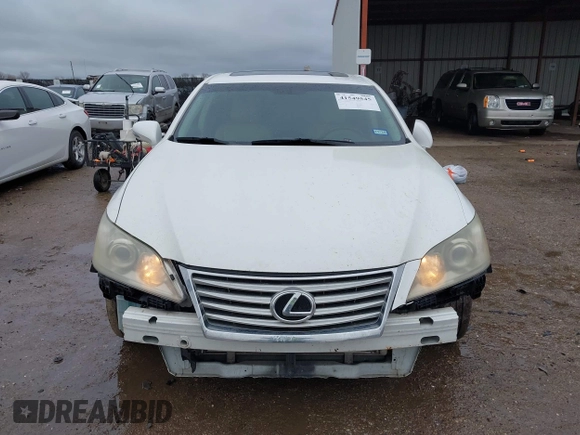 2011 Lexus ES with VIN JTHBK1EGXB2423446, listed as a IAAI auction lot 41549545 with 198,846 mi miles. Bid and sale history available at carsss.com. Image 12.