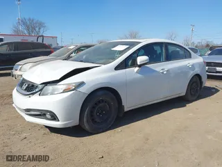 2014 Honda Civic Sedan EX-L with VIN 19XFB2F94EE070881, listed as a IAAI auction lot 41745420 with 172,642 mi miles. Bid and sale history available at carsss.com. Image 17.
