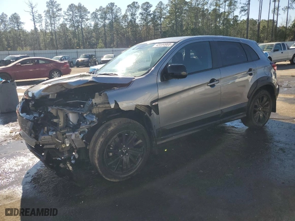 2024 Mitsubishi Outlander Sport S with VIN JA4ARUAU4RU005544, listed as a Copart auction lot 43444955 with 5,693 mi miles and Salvage Title. Bid and sale history available at carsss.com. Image 1.