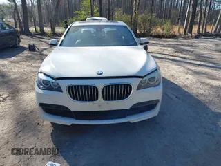 2014 BMW 7 Series 740Li with VIN WBAYE4C59ED138409, listed as a IAAI auction lot 41785423 with 121,687 mi miles. Bid and sale history available at carsss.com. Image 12.