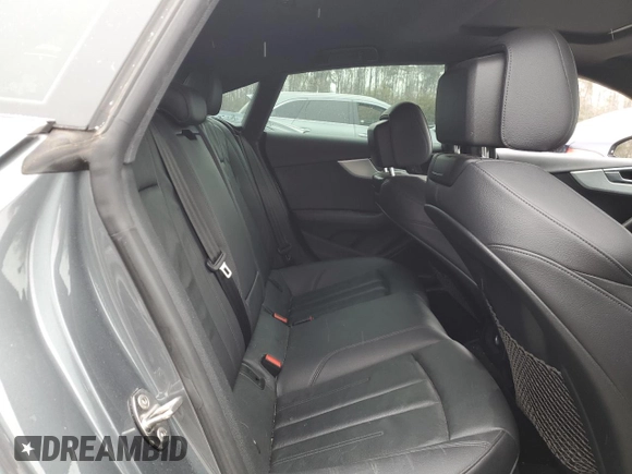 2018 Audi A5 Sportback Premium Plus with VIN WAUENCF53JA005570, listed as a Copart auction lot 45690585 with 104,364 mi miles and Salvage Title. Bid and sale history available at carsss.com. Image 10.