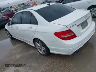 2014 Mercedes-Benz C 250 Sport with VIN WDDGF4HB1EA934119, listed as a IAAI auction lot 42489807 with 159,405 mi miles and . Bid and sale history available at DreamBid. Image 3.