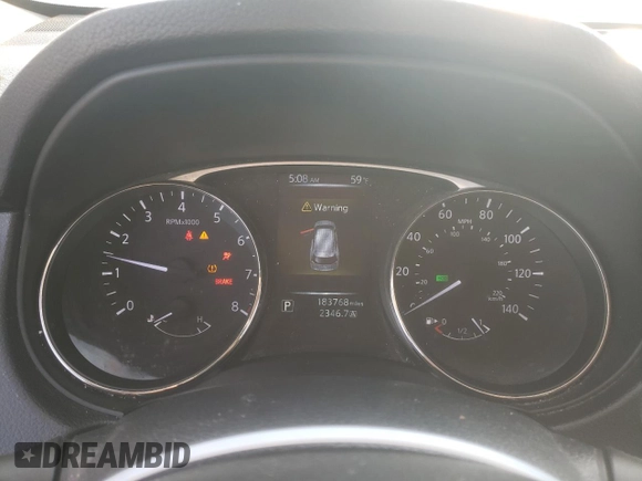 2015 Nissan Rogue S with VIN KNMAT2MTXFP563598, listed as a Copart auction lot 44300705 with 183,768 mi miles and Salvage Title. Bid and sale history available at DreamBid. Image 9.