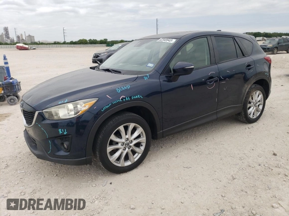 2015 Mazda CX-5 Grand Touring with VIN JM3KE4DY1F0480406, listed as a Copart auction lot 52349945 with 166,515 mi miles and Salvage Title. Bid and sale history available at carsss.com. Image 1.