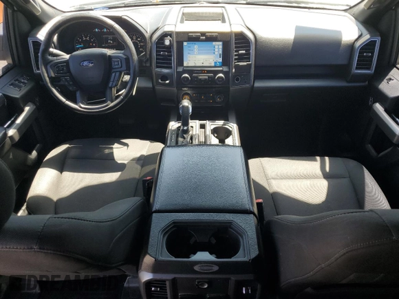 2018 Ford F-150 XL with VIN 1FTEW1CPXJKD45092, listed as a Copart auction lot 57289105 with 96,011 mi miles and Salvage title. Bid and sale history available at DreamBid. Image 8.