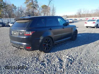 2020 Land Rover Range Rover Sport SVR with VIN SALWZ2RE1LA715693, listed as a IAAI auction lot 41129949 with 36,910 mi miles. Bid and sale history available at carsss.com. Image 4.